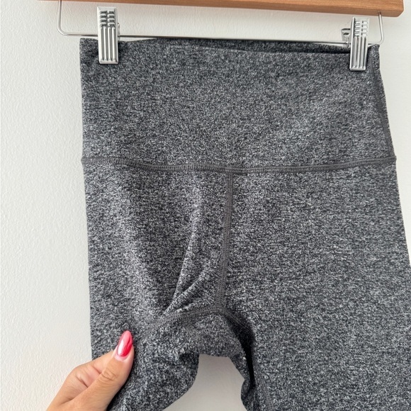 LULULEMON Wunder Under High Rise Leggings in Heathered Black 4 - Picture 3 of 5